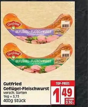 Edeka Gutfried Geflügel-fleischwurst Angebot