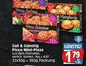 Edeka Gut & Günstig Picco Mini-pizza Angebot