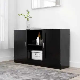 ManoMano Hommoo - Sideboard Schwarz 120x30,5x70 cm Spanplatte YQvidaXL802778DE Angebot