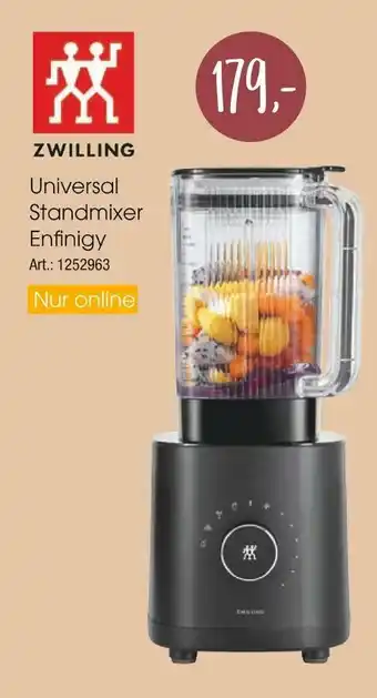 Zurbrüggen Zwilling universal standmixer enfinigy Angebot