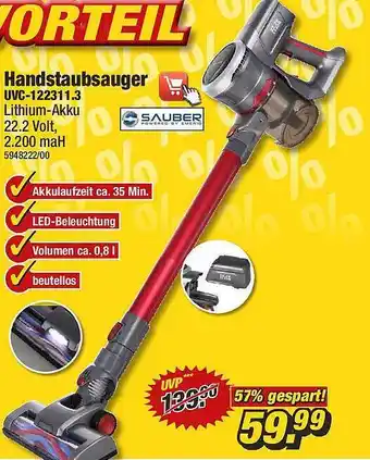 Poco Handstaubsauger UVC-122311.3 Angebot