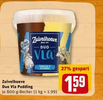 REWE Zuivelhoeve duo vla pudding Angebot