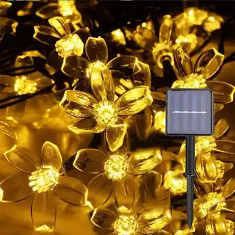 ManoMano LYCXAMES Solar-Lichterkette für den Außenbereich, 50 LEDs, 7 Meter, Solar-Lichterkette für den Außenbereich, für draußen, Zuh Angebot