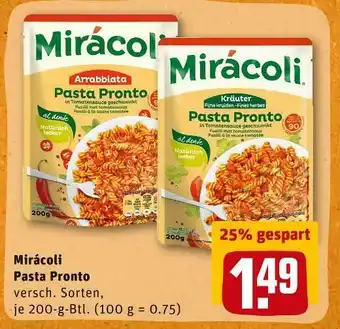 REWE Mirácoli pasta pronto Angebot