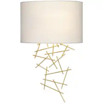 ManoMano Dar Lighting - Cevero Goldfarbene Designer-Wandleuchte mit Schirm Angebot