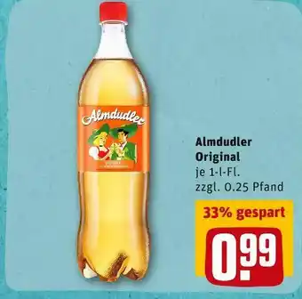 REWE Almdudler limonade original Angebot