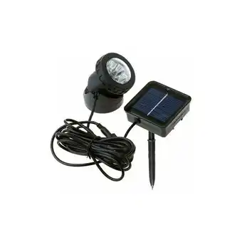 ManoMano Solar-Teichlichter, 6 LED-Tauchlichter, Unterwasserlandschaft, Flutlicht, wasserdicht, Solarstrahler für Gartenbrunnen, Pool  Angebot