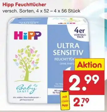 Netto Marken-Discount Hipp Feuchttücher Angebot