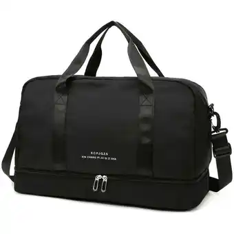 ManoMano Eting - Reisetasche Sporttasche Handgepäck Tasche Weekender Bag (Schwarz) Angebot