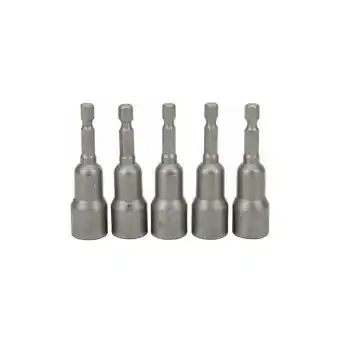 ManoMano 5-teiliges Sechskant-Steckschlüssel-Set, 13 x 65 mm, Chrom-Vanadium-Stahl, starke magnetische Mutter, Bohrmaschine, Schrauben Angebot