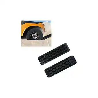 ManoMano Recovery Board,Sandbleche Anfahrhilfe Sandbleche Offroad,für Geländewagen PKW LKW,Rutschfester mit Tragegriff schwarz, 2 Stüc Angebot