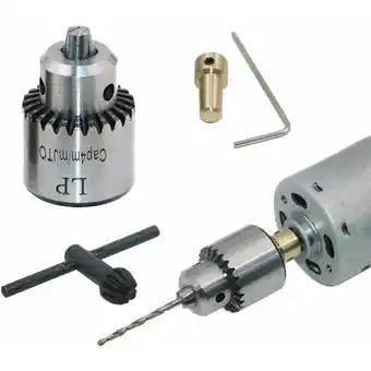 ManoMano Elektrisches Mini-Bohrfutter 0,3-4 mm, tragbares Handbohrfutter für Motorwelle - Longziming Angebot