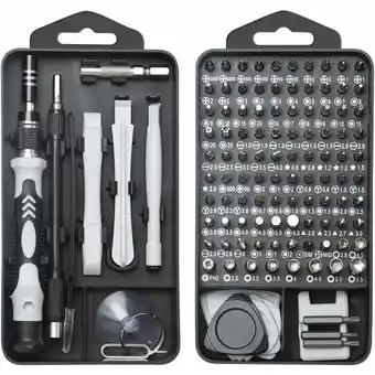 ManoMano Präzisions-Bit-Set, 122 in 1 Mini-Präzisions-Schraubendreher-Set, tragbares Reparaturset für Computer/Laptop/iPhone/Brille Angebot