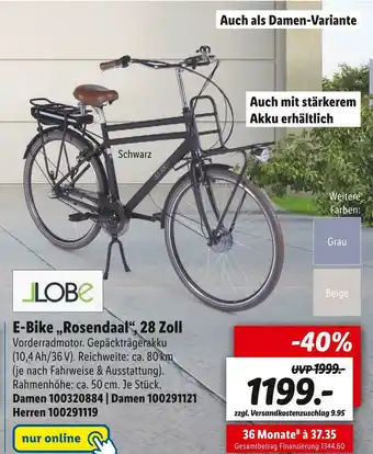 Lidl E-bike Angebot