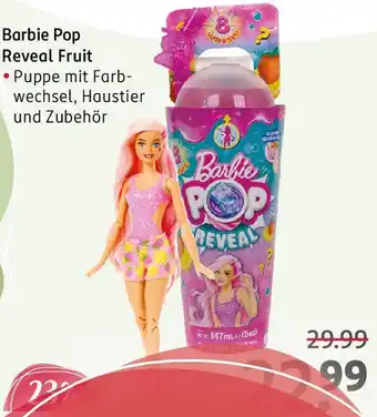 Rossmann Barbie Pop Reveal Fruit Angebot