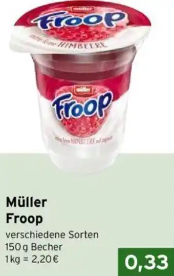 CAP Markt Müller Froop 150 g Becher Angebot