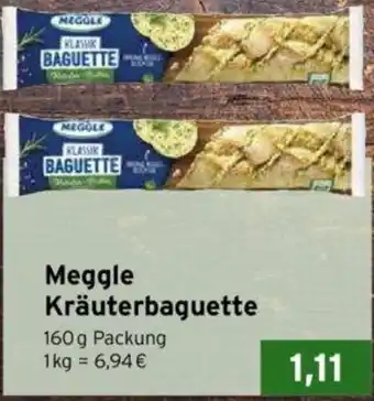 CAP Markt Meggle Kräuterbaguette 160g Packung Angebot