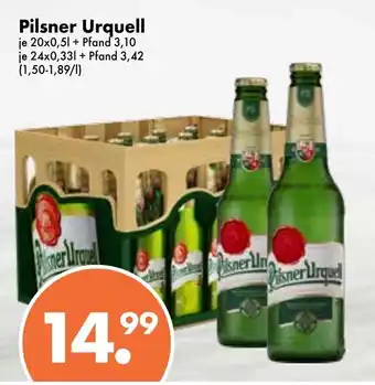 Trink und Spare Pilsner Urquell 20x0,5L/24x0,33L Angebot