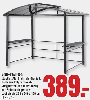 B1 Discount Baumarkt Grill-Pavillon Angebot