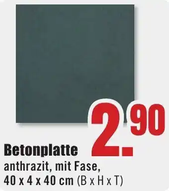 B1 Discount Baumarkt Betonplatte Angebot