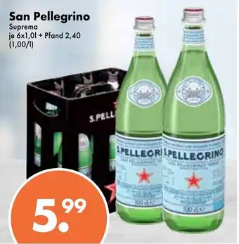 Trink und Spare San Pellegrino 6x1L Angebot