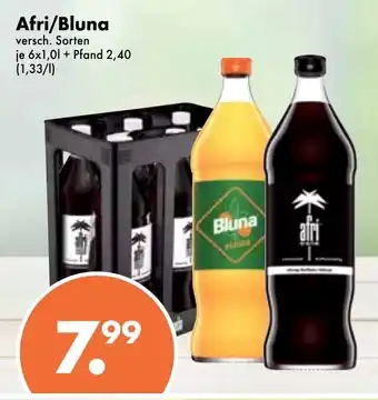 Trink und Spare Afri/Bluna 6x1L Angebot