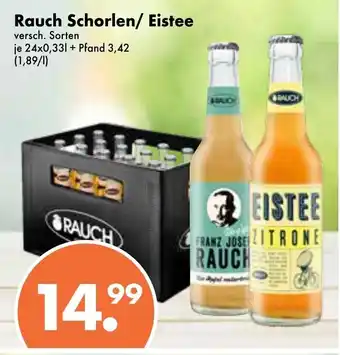 Trink und Spare Rauch Schorlen/Eistee 24x0,33L Angebot