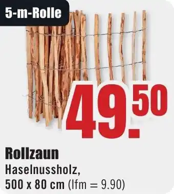 B1 Discount Baumarkt Rollzaun Angebot