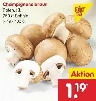 Netto Marken-Discount Champignons braun 250g Angebot