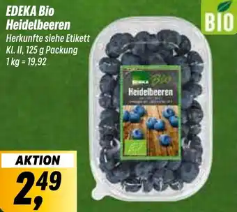 Simmel EDEKA Bio Heidelbeeren 125 g Packung Angebot