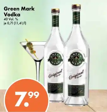 Trink und Spare Green Mark Vodka 0,7L Angebot