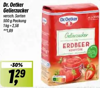 Simmel Dr. Oetker Gelierzucker 500 g Packung Angebot