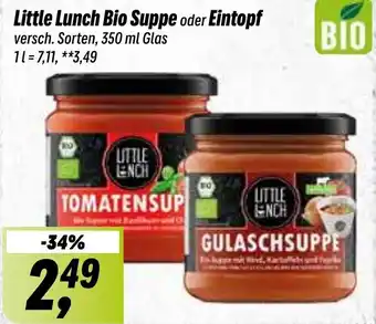 Simmel Little Lunch Bio Suppe oder Eintopf 350 ml Glas Angebot