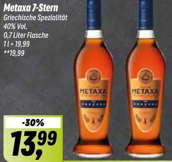 Simmel Metaxa 7-Stern 0,7 Liter Flasche Angebot