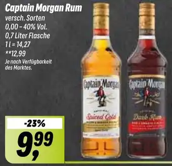 Simmel Captain Morgan Rum 0,7 Liter Flasche Angebot