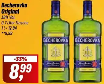 Simmel Becherovka Original 0,7 Liter Flasche Angebot