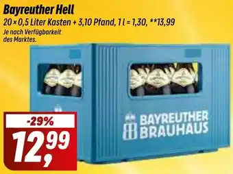 Simmel Bayreuther Hell 20x0,5 Liter Kasten Angebot