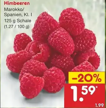 Netto Marken-Discount Himbeeren 125g Angebot