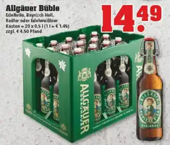 trinkgut Allgäuer Büble 20x0,5L Angebot