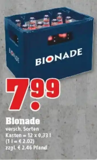 trinkgut Bionade 12x0,33L Angebot