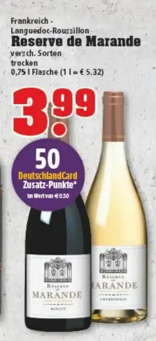 trinkgut Reserve de Marande 0,75L Angebot