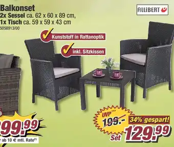 Poco ALLIBERT Balkonset Angebot