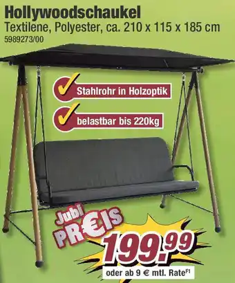 Poco Hollywoodschaukel Angebot