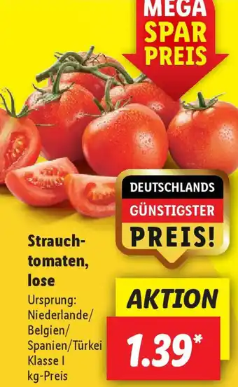 Lidl Strauchtomaten, lose Angebot