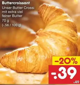 Netto Marken-Discount Buttercroissant 70g Angebot