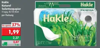 L. STROETMANN GROSSMARKT Hakle Naturel Toilettenpapier Angebot