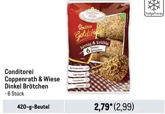 METRO Conditorei Coppenrath & Wiese Dinkel Brötchen 420-g-Beutel Angebot