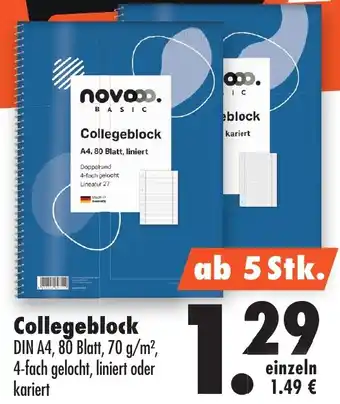 Mäc Geiz Collegeblock Angebot