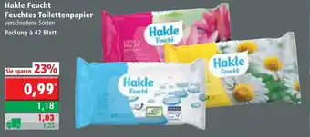 L. STROETMANN GROSSMARKT Hakle Feucht Feuchtes Toilettenpapier Angebot