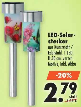 Mäc Geiz LED-Solarstecker Angebot